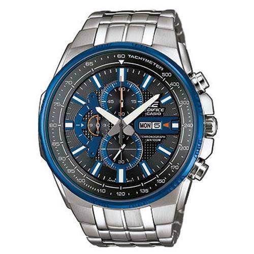 Image of satin rustfri stål Edifice quartz multifunktion (5226) herre ur fra Casio